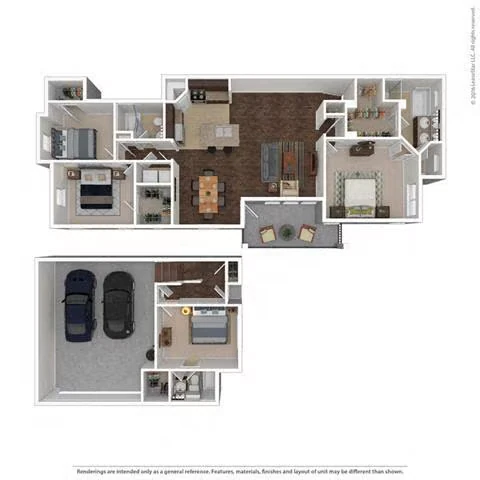 Equinox - with attached garages 4707 floor plan